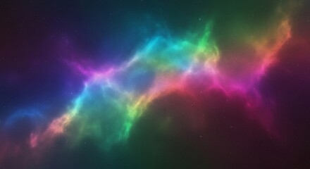 Fototapeta premium Colorful nebula cloud in deep space with stars and cosmic dust background