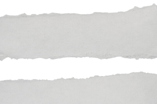 Vertical ripped paper element with soft texture