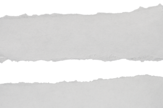 Vertical ripped paper element with soft texture