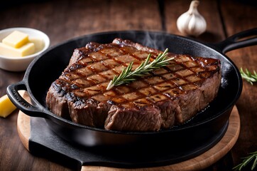 Fototapeta premium roasted beef steak 