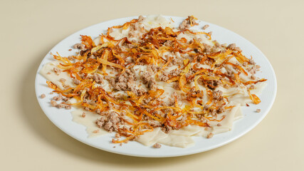 Khangal with minced meat- Azerbaijani food