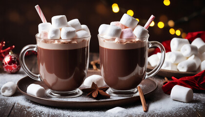 hot chocolate with marshmallows