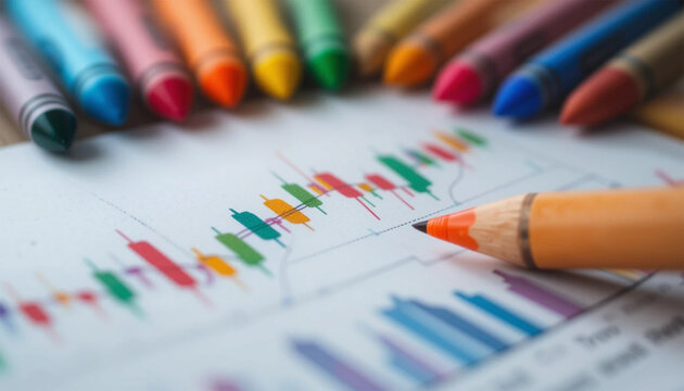 stock market chart - Powered by Adobe