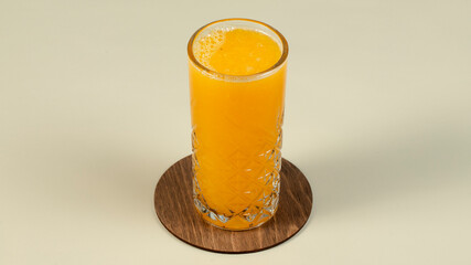 Lemonade glass isolated