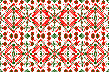seamless knitted pattern