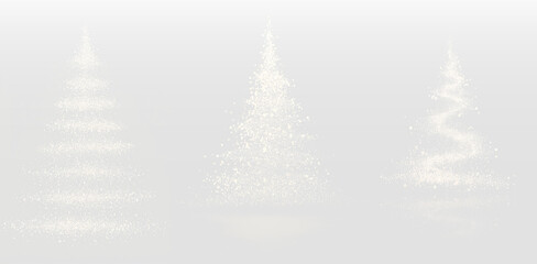 Fir evergreen christmas tree with snowy pine and festive treetop png.
