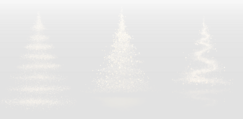 Fir evergreen christmas tree with snowy pine and festive treetop png.
