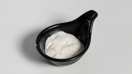 Mayonnaise sauce pot