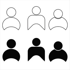 Human vector icon pack