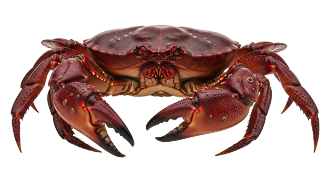 Red crab seafood animal aquatic crustacean wildlife nature