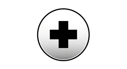Obraz premium Plus sign icon