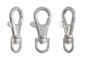 Metal Swivel Snap Hooks, Small Lobster Claw Keychains Clasps, for Jewelry Making, Key, Art Crafts, Silver
