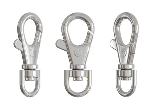 Metal Swivel Snap Hooks, Small Lobster Claw Keychains Clasps, for Jewelry Making, Key, Art Crafts, Silver
