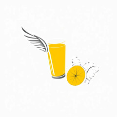 Fresh turmeric and ginger wellness shot flight