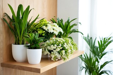 spring flowers in a pot