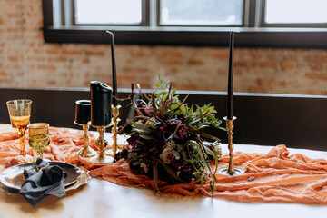 christmas table setting