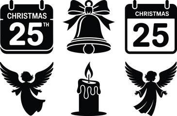 Mega Christmas Element Silhouette Bundle | DIY Craft SVG Designs