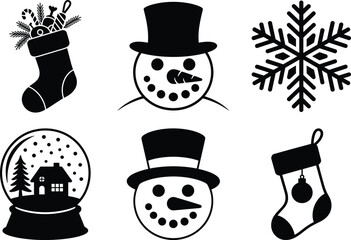 Ultimate Christmas Element Silhouette Bundle | Festive SVG Cut Files