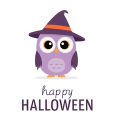 Fototapeta premium cute halloween owl
