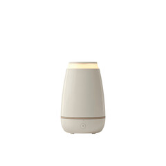 Modern White Essential Oil Diffuser with Soft Ambient Light