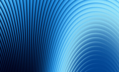 Abstract background with flowing blue waves and smooth curved lines