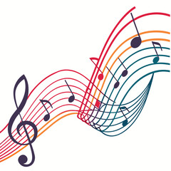 Music Wave Abstract Logo