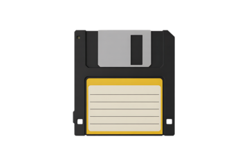Retro floppy disk storage media for vintage computing and data archiving needs