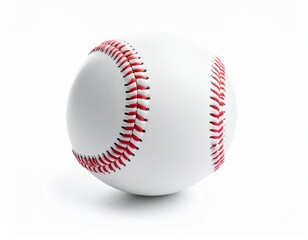 白背景に一個の野球ボール