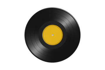 Vintage vinyl record spins with classic grooves, evoking nostalgia and analog music magic for sound lovers.