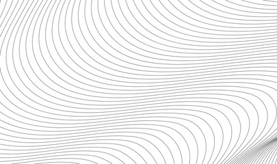 Minimal Elegant Flow Lines – Abstract Vector Wave Design