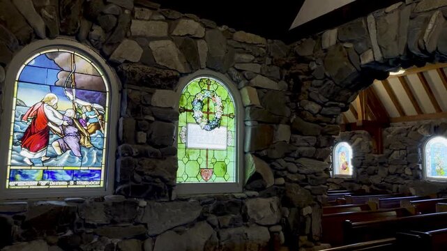 Interior of St. Ann's Church, Kennebunkport, Maine