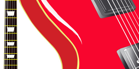 Guitar Wide Screen Background