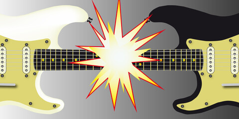 Guitars Sparking Widescreen
