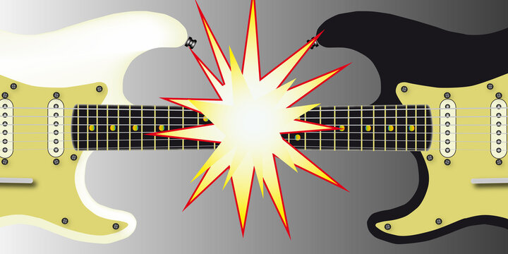 Guitars Sparking Widescreen
