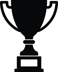Scalable vector trophy icon for awards competitions and achievements eps format