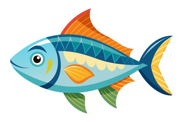 fish on a white background