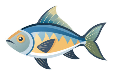 fish on a white background