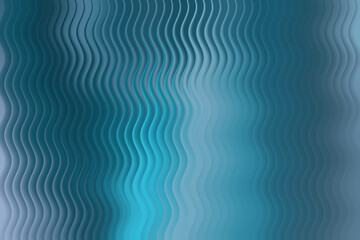Illustration of blue wavy abstract background with smooth texture and gradient