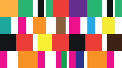 Colorful Seamless Geometric Pattern with Flowing Abstract Shapes and Playful Dots, Modern Trendy Vector Design for Children’s Projects, Creative Banners, Fashion Backdrops, Wrapping Paper, and Digital