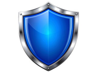 blue shield with a shield