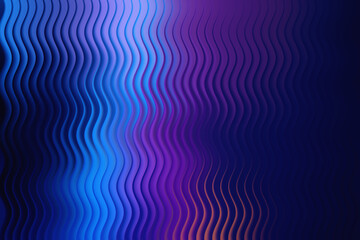 Illustration of wavy abstract background with blue and purple color