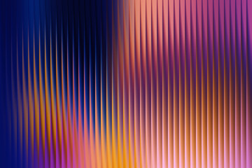 Illustration of abstract vertical lines with a vibrant gradient of blue, purple, and orange