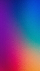Pixelated abstract background with a vibrant gradient of purple blue green and orange colors
