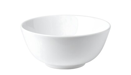 Empty white bowl