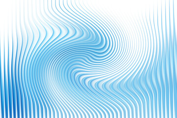 Illustration of abstract background with swirling blue lines isolated on white background