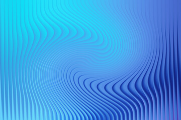 Illustration of abstract blue background with swirling wavy lines