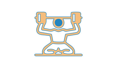 Man in Yoga Mode Vector, Relaxed Fitness Design, Meditative Pose Illustration, Calm Exercise Graphic, Healthy Lifestyle Icon
