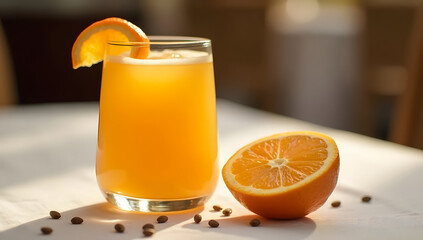Fresh Oranges with Juice