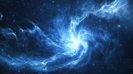 Cosmic Nebula: A swirling vortex of celestial energy