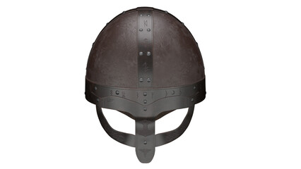 Fototapeta premium 3d rendering medieval soldier helmet